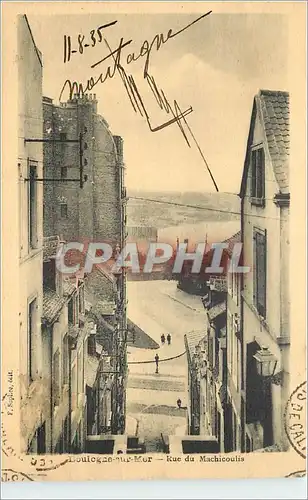 Cartes postales Boulogne sur Mer Rue du Machicoulis