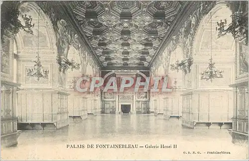 Ansichtskarte AK Palais de Fontainebleau Galerie Henri II