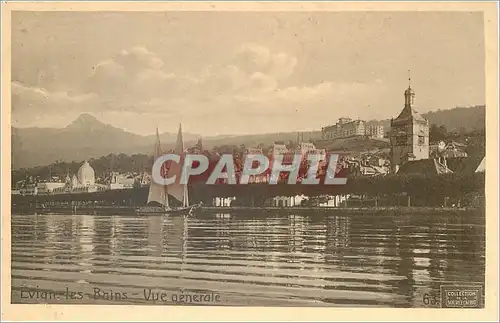 Cartes postales Evian les Bains Vue generale