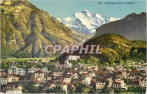 Cartes postales Interlaken und Jungfrau