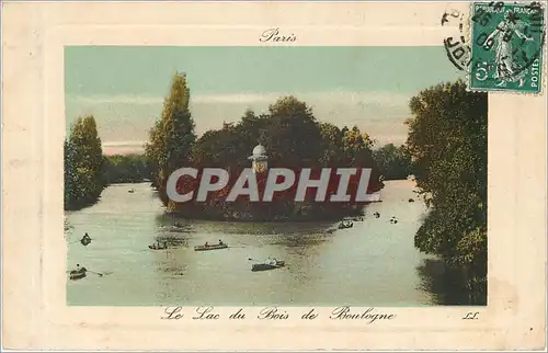 Cartes postales Paris Le Lac du Bois de Boulogne