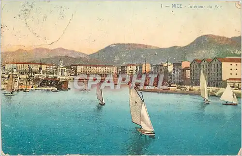 Cartes postales Nice Interieur du Port