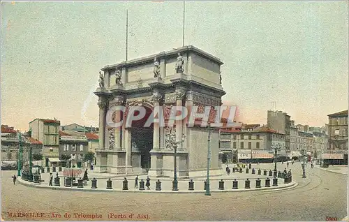 Ansichtskarte AK Marseille Arc de Triomphe Porte d'Aix