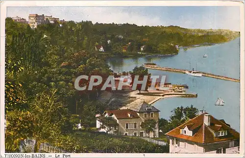 Cartes postales Thonon les Bains Le Port