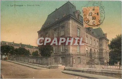 Cartes postales Le Creusot Hotel de Ville