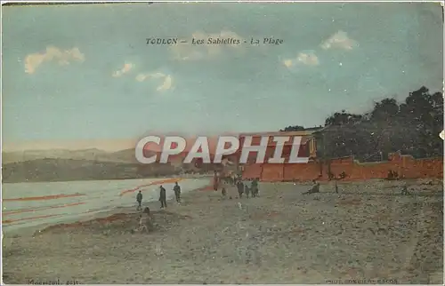 Ansichtskarte AK Toulon Les Sablettes La Plage