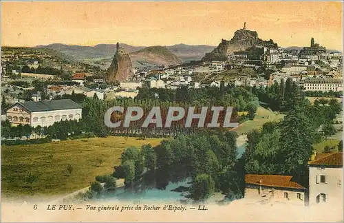 Ansichtskarte AK Le Puy Vue generale prise du Rocher d'Espaly