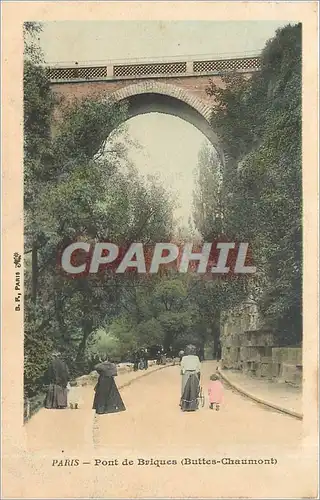 Cartes postales moderne Paris Pont de Briques Buttes Chaumont