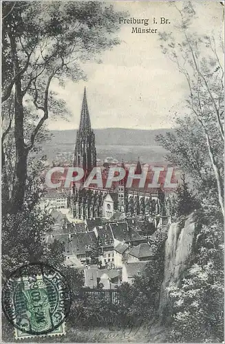 Cartes postales moderne Freiburg Munster