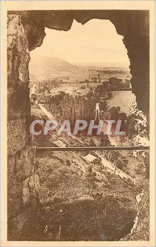 Moderne Karte Le petit Andely vue prise du Chateau Gaillard