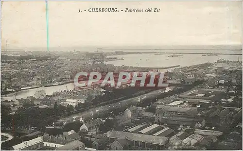 Cartes postales moderne Cherbourg Panorama cote Est