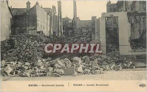 Cartes postales Reims Boulevard Lundy