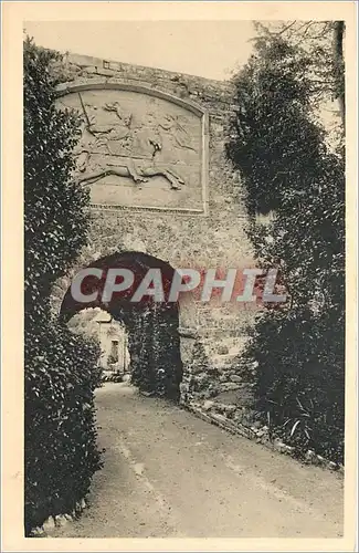 Ansichtskarte AK Chateau d'Arques la Bataille SI Plaque commemorative de la Bataille d'Arques