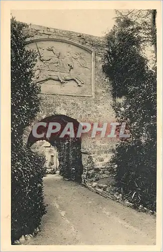 Cartes postales Chateau d'Arques la Bataille SI Plaque commemorative de la Bataille d'Arques