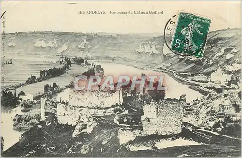 Cartes postales Les Andelys Panorama du Chateau Gaillard