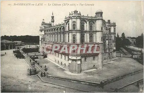 Cartes postales St Germain en Laye Le Chateau vue generale