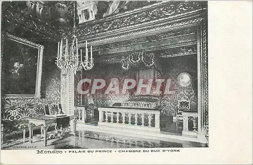 Cartes postales Monaco Palais du Prince Chambre du duc d'vork