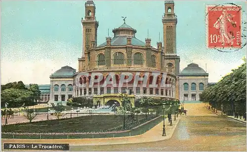 Cartes postales Paris Le Trocadero