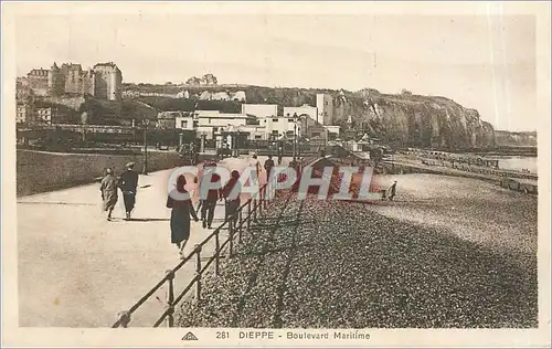 Cartes postales Dieppe Boulevard Maritime