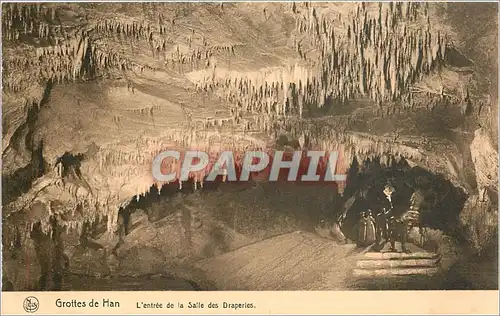 Cartes postales Grottes de Han L'entree de a Salle des Draperies