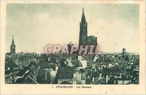 Cartes postales Strasbourg Vue Generale