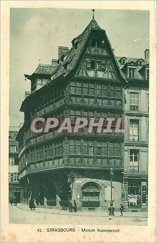 Cartes postales Strasbourg Maison Kammerzell