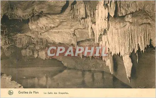Cartes postales Grottes de Han La Salle des Draperies