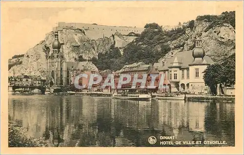 Cartes postales Dinant Hotel de Ville et Citadelle