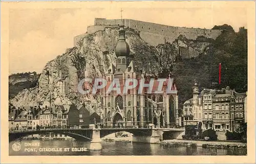 Cartes postales Dinant Pont Citadelle et Eglise