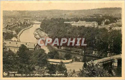Cartes postales Namur vue prise de la Citadelle vers Salzinnes
