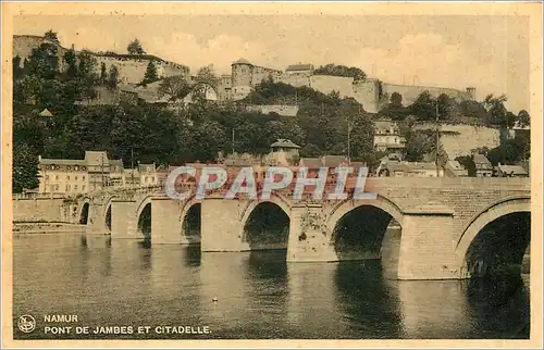 Cartes postales Namur Pont de Jambes et Citadelle