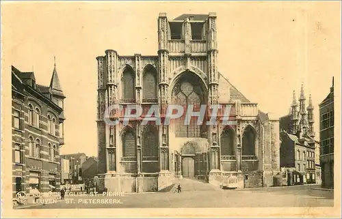 Cartes postales Louvain Eglise St Pierre Leuven St Pieterskerk
