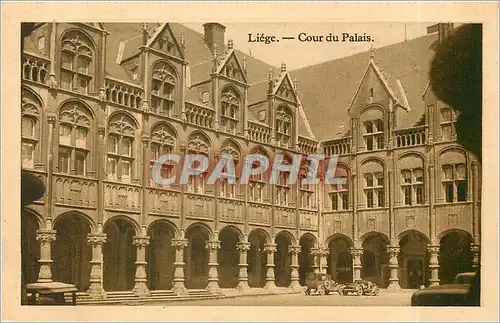 Ansichtskarte AK Liege Cour du Palais