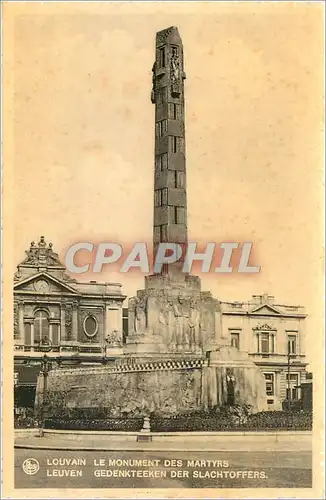 Cartes postales Louvain Le Monument des Martyrs