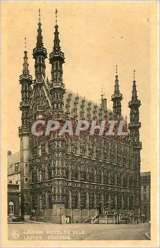 Cartes postales Louvain Hotel de Ville