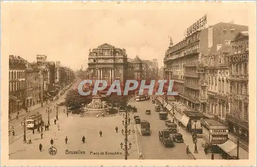 Cartes postales Bruxelles Place de Brouckere