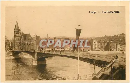 Cartes postales Liege La Passerelle