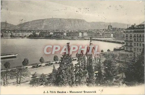 Cartes postales Geneve Monument Brunswick