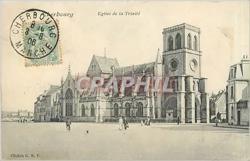 Cartes postales Cherbourg Eglise de la Trinite