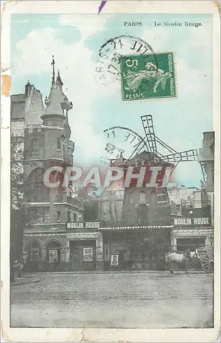 Cartes postales Paris Le Moulin Rouge