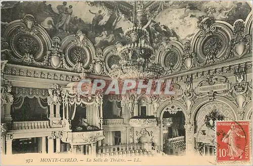 Cartes postales Monte Carlo La Salle de Theatre