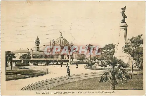 Cartes postales Nice Jardins Albert 1er Centenaire et Jetee Promenade