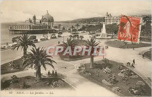 Cartes postales Nice Les Jardins