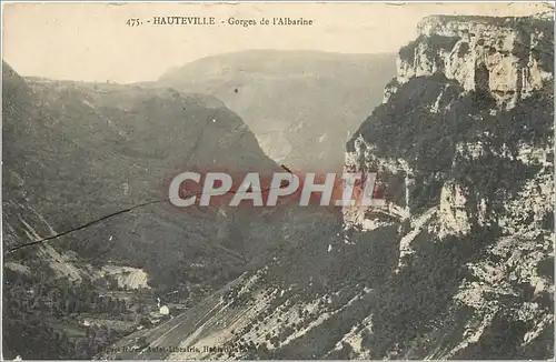 Cartes postales Hauteville Gorges de l'Albarine
