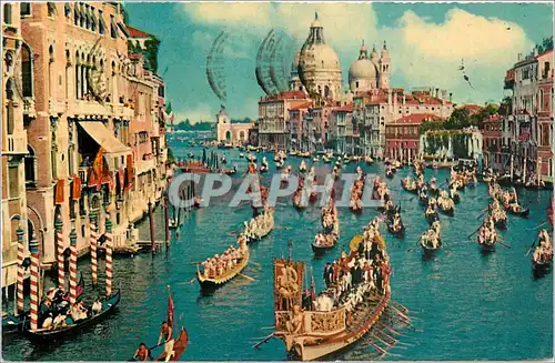 Cartes postales Venezia Canal Grande et Regate