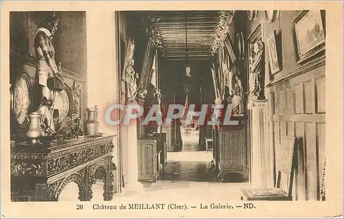 Ansichtskarte AK Chateau de Meillant Cher La Galerie