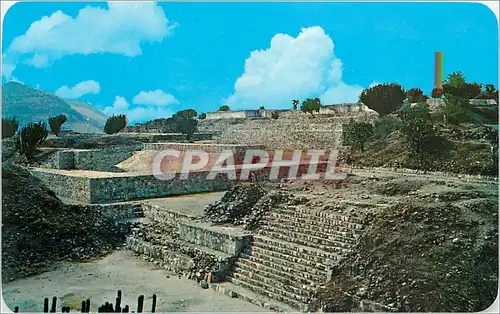 Moderne Karte Zona Arquelogica de Yagul Oaxaca Mexico