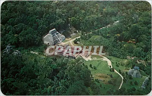 Moderne Karte Aerea de la Zona Arquelogica de Palenque Chiapas Mexico