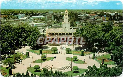 Moderne Karte El Palacio Municipal frente a la Plaza Principal Yucatan Mexico