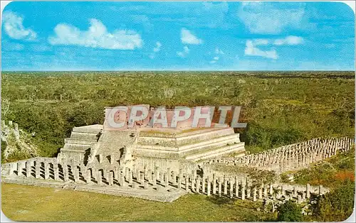 Cartes postales moderne El Templo de los Guerreros y las Mil Columnas Yuc Mexico